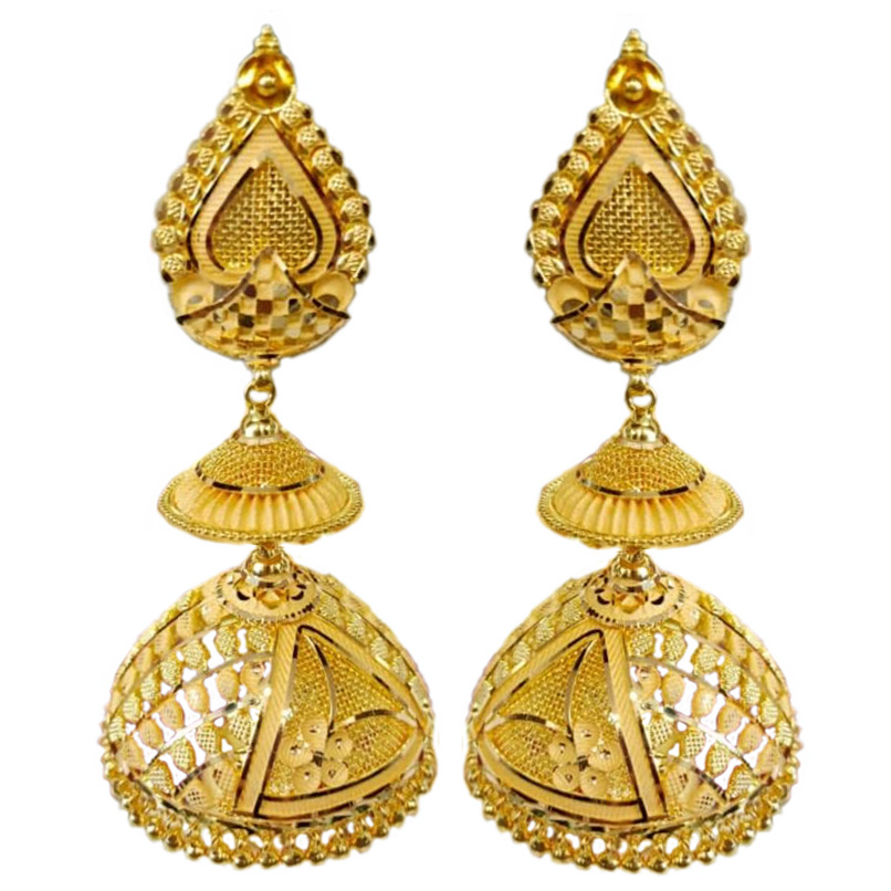 Fancy hot sale jhumka gold