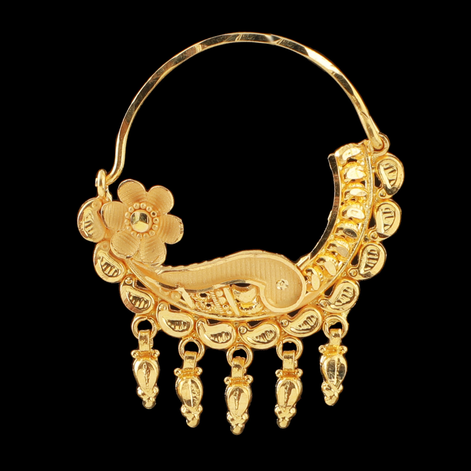 Gold nath design hot sale with weight and price