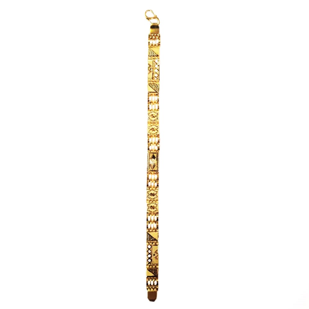 Classic Design Superior Quality Gold Plated Rudraksha Bracelet for Men   Soni Fashion