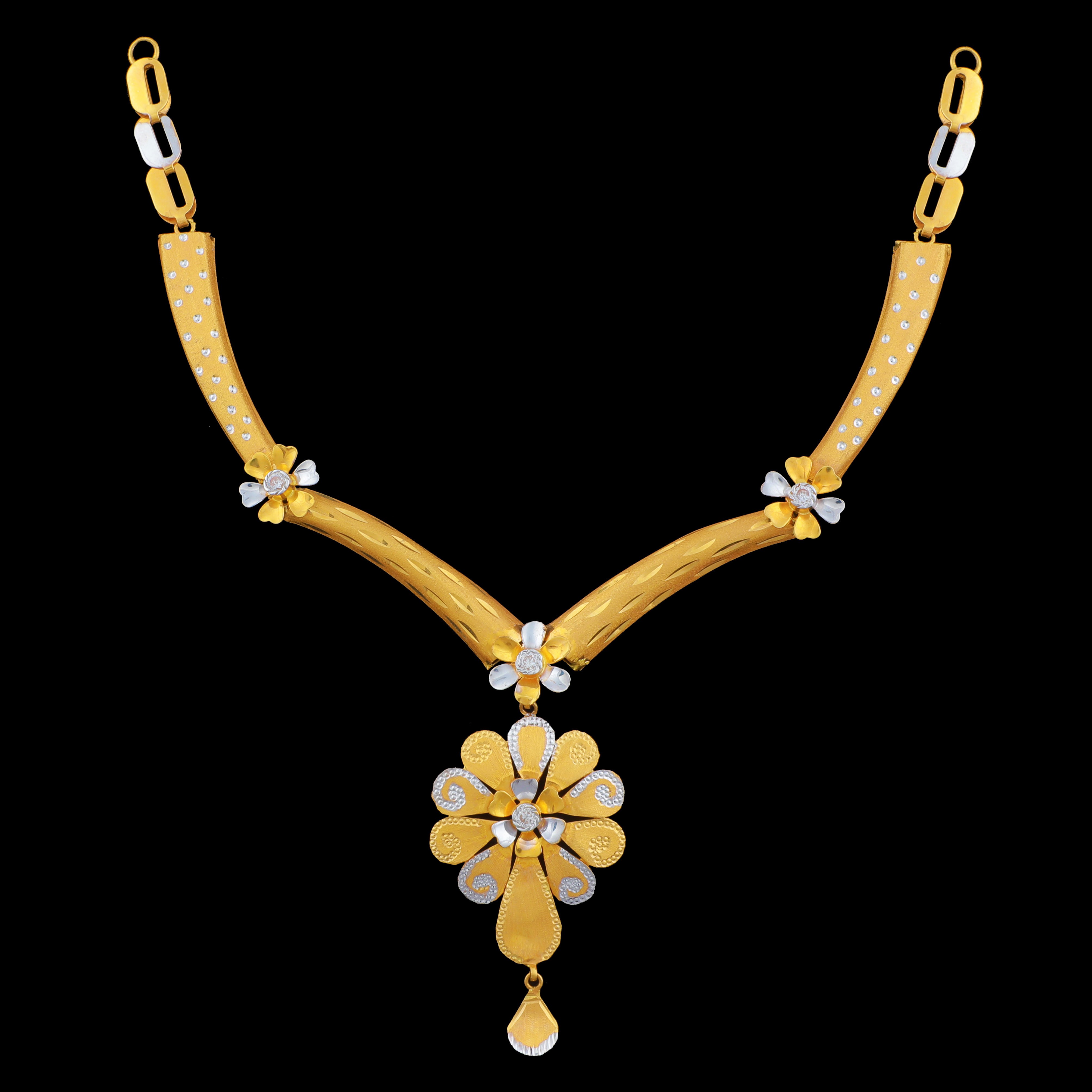 Gold necklace set clearance with weight and price