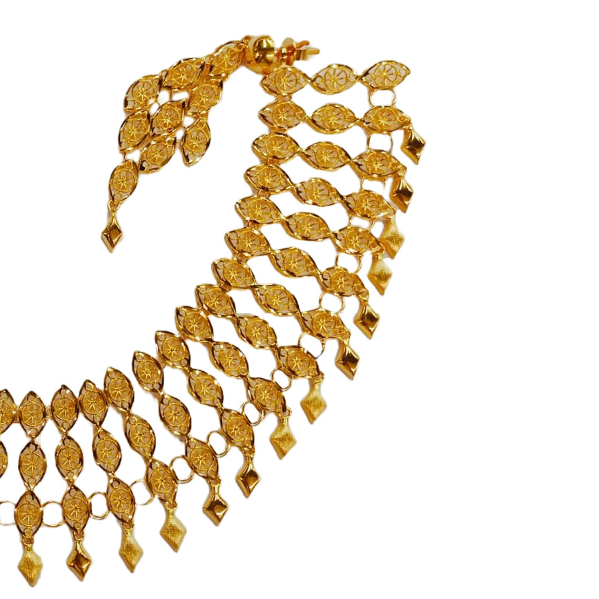 GUINEA 22k GOLD NECKLACE SET