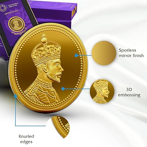 MMTC-PAMP 24k (999.9) King 8 gm Gold Coin