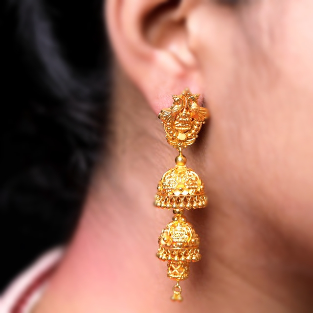 Plain Gold Jhumkas Clearance Wholesale rodinnedomy sloup.cz