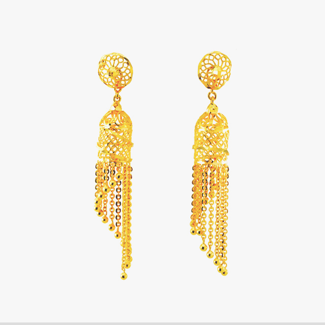 Hallmark shop gold jhumka