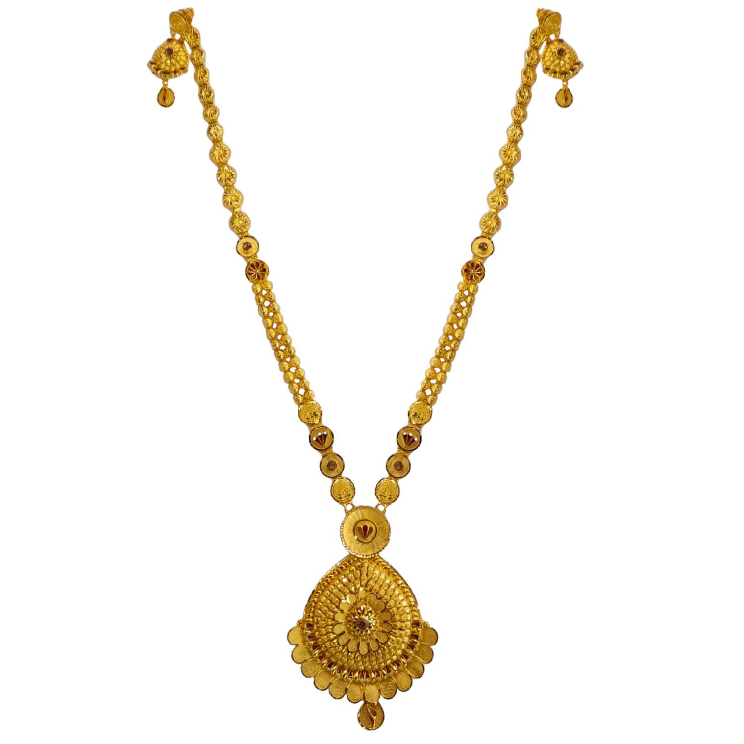 Gold long chain designs on sale in lalitha jewellery