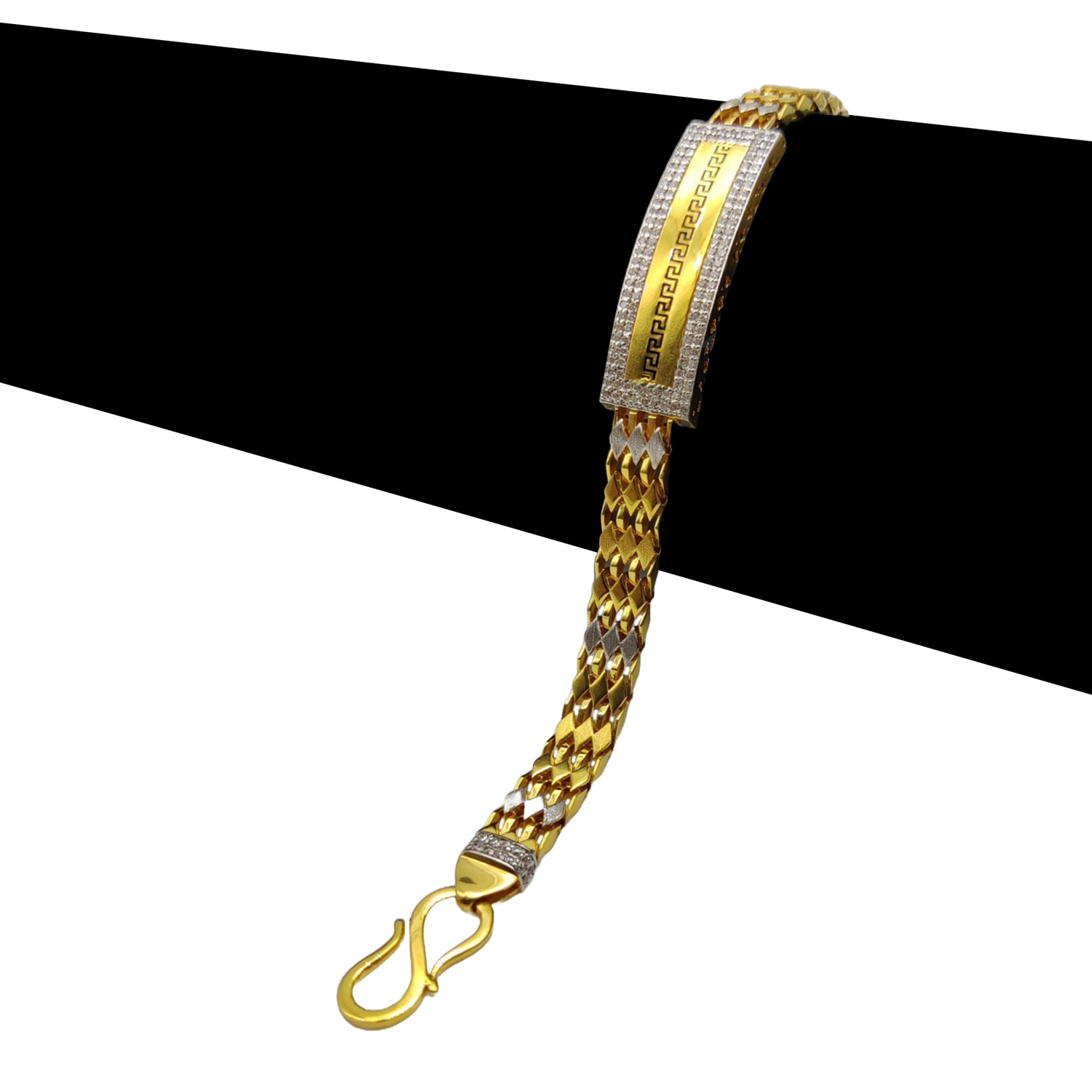 Amazon.com: Roman men's bracelet, men's luxury bracelet - Luxury Set Crown  Charm Gold Color Skull Bracelet Stainless Steel Men Black Enamel Roman  Number Bangles Europe Couple Jewelry (3 balls Set H) :