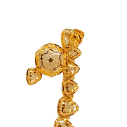 GUINEA 22k GOLD DESIGNER NECKLACE