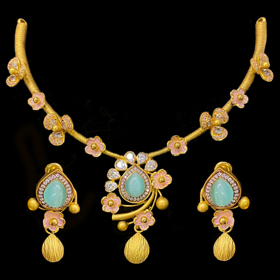 GUINEA GOLD NECKLACE SET