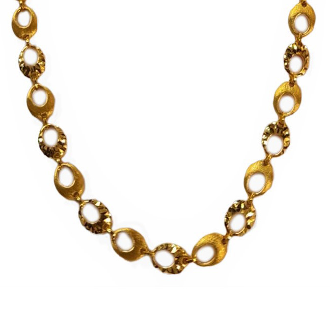 Light weight gold hot sale chain necklace