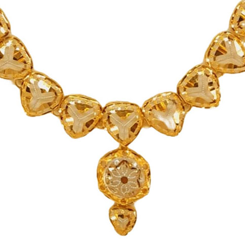 GUINEA 22k GOLD DESIGNER NECKLACE