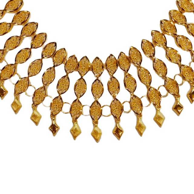 GUINEA 22k GOLD NECKLACE SET